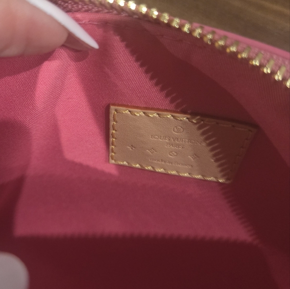 Like New No Box .Louis Vuitton Pink Nano Speedy Bag ( Lost The Chain ) - Picture 3 of 7